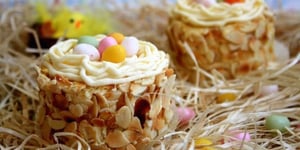 Photo de la Recette: Nids de Pâques à la Vanille