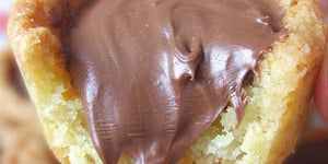 Photo de la Recette: Nutella Cookie Cups