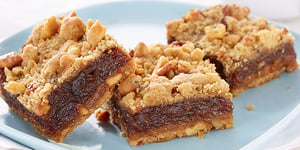 Photo de la Recette: NUTTY SANS GLUTEN * CARRÉS AUX DATTES