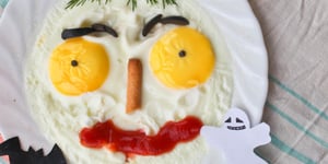 Photo de la Recette: Oeuf au Plat Halloween