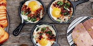Oeufs en Cassolette sur le BBQ