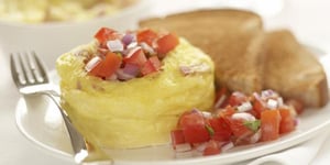Photo de la Recette: Œufs Jambon Rapides