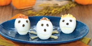 Photo de la Recette: Œufs Tête-de-mort pour les Enfants