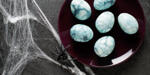 Œufs Toiles D’araignée pour l’Halloween