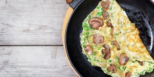 Photo de la Recette: Omelette aux Champignons