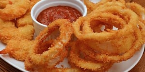 Photo de la Recette: ONION RINGS – RONDELLES D’OIGNON FRITES