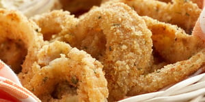 Photo de la Recette: ONION RINGS 'UNFRIED'