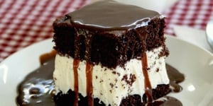 Photo de la Recette: OREO ET FUDGE CAKE DE CRÈME GLACÉE