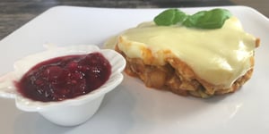 Pâté Chinois Végé et Sauce aux Canneberges