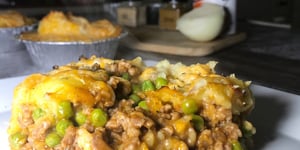 Photo de la Recette: Pâté de Boeuf Légumes Gratinés