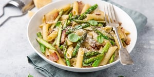 Photo de la Recette: PÂTES ASPERGES ET PROSCIUTTO