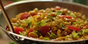 Pâtes aux Légumes du Jardin