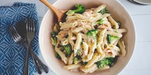 Photo de la Recette: Pâtes Crémeuses au Saumon et au Brocoli