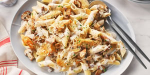 Pâtes Poulet et Champignons