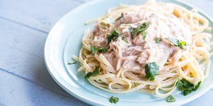Pâtes Sans Gluten au Poulet aux Champignons et Bacon