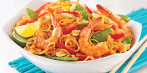 Pad Thaï aux Crevettes en 20 Minutes