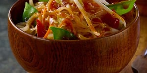 Photo de la Recette: Pad Thaï aux Légumes avec Pois Mange-Tout