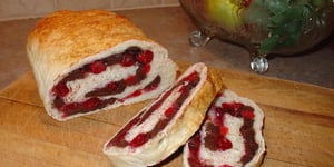 Photo de la Recette: PAIN AUX CANNEBERGES ET CHOCOLAT