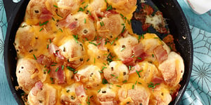 Photo de la Recette: Pain Fondant à Déchirer au Bacon et Bocconcini Tre Stelle®