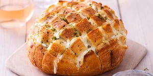 Pain Hérisson à L’ail et à la Mozzarella