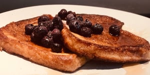 Photo de la Recette: Pain Perdu aux Bleuets