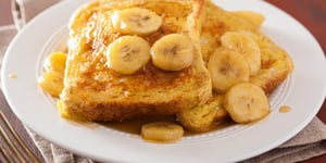 Pain Perdu Brioché aux Bananes Caramélisées