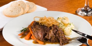 Photo de la Recette: PALETTE DE BOEUF BRAISÉE AU VIN ROUGE