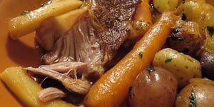 Palette de Veau Braisée aux Légumes