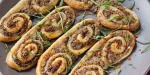 Palmiers Apéritifs Olive Feta