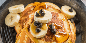 Photo de la Recette: Pancakes Banane Érable et Fromage Ricotta