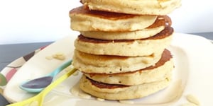 Pancakes Sans Gluten au Lait de Soja Vanillé