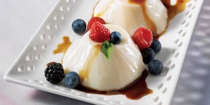 Photo de la Recette: Panna cotta à la Boisson de Soya et au Sirop de Café