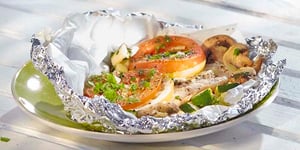 Photo de la Recette: Papillote de Sébaste aux Légumes D'été