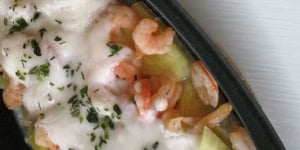 Photo de la Recette: PAPILLOTES DE CREVETTES ET ANANAS SANS GLUTEN SANS LAIT