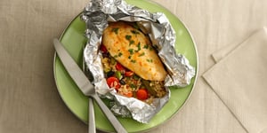 Papillotes de Poulet au Miel et à la Sauce Sriracha