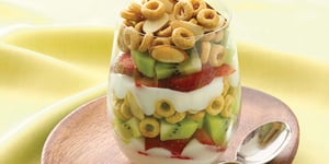 Parfaits aux Kiwis et à la Vanille avec Garniture Croquante