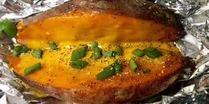 Patate Douce Gratinée Cuit au Four