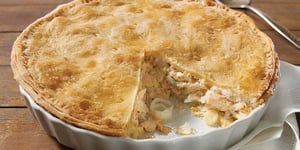 Photo de la Recette: Pâté au Saumon et aux Poireaux