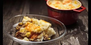 Photo de la Recette: Pâté Chinois, Maïs en Crème Maison