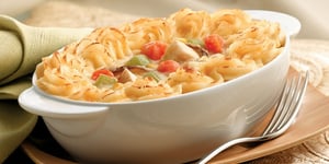 Photo de la Recette: Pâté de Poulet et de Purée au Cheddar à la Mode Yankee