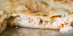 Photo de la Recette: PÂTÉ DE SAUMON EN SAUCE BÉCHAMEL