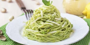 Photo de la Recette: Pâtes au Pesto de Basilic