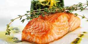 Pavé de Saumon et Épinards