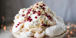 Pavlova aux Litchis et à la Grenade