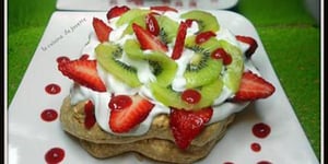 Photo de la Recette: Pavlova Fraises Kiwis