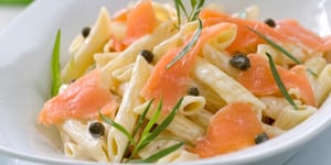 Photo de la Recette: Penne Rigate au Saumon Fumé