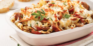 Pennes Alfredo aux Saucisses