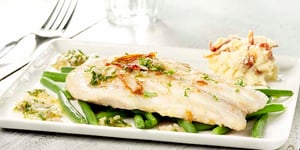 Photo de la Recette: Perche du Nil et Purée aux Tomates Séchées