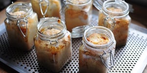 Petit Gâteau aux Pommes en Bocal