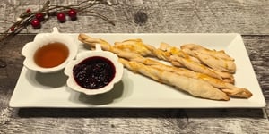Petite Baguettes de Pâte aux Canneberges